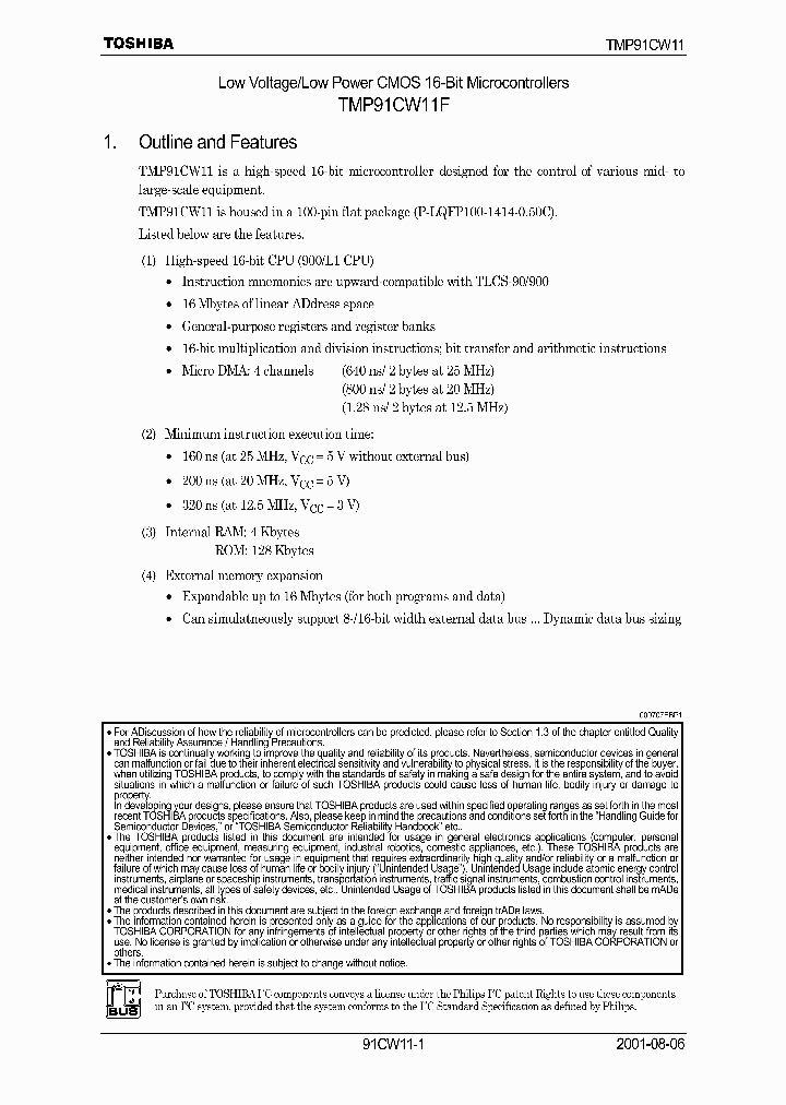 TMP91CW11F_5861235.PDF Datasheet