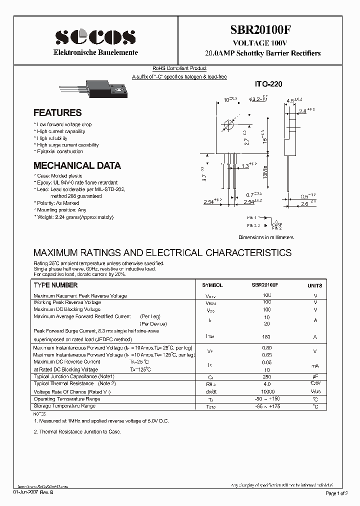 SBR20100F_5871953.PDF Datasheet
