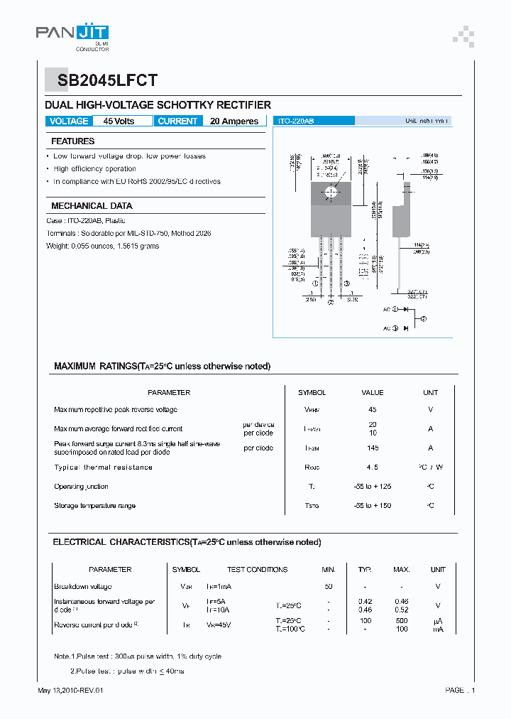 SB2045LFCT_5873829.PDF Datasheet