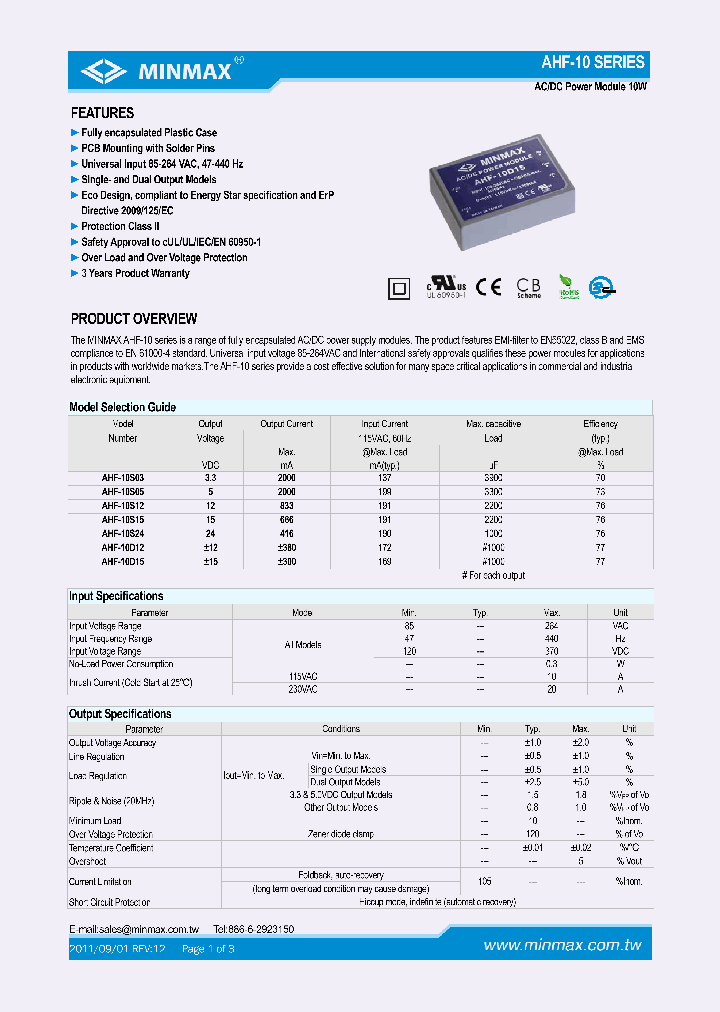 AHF-10S12_5875299.PDF Datasheet