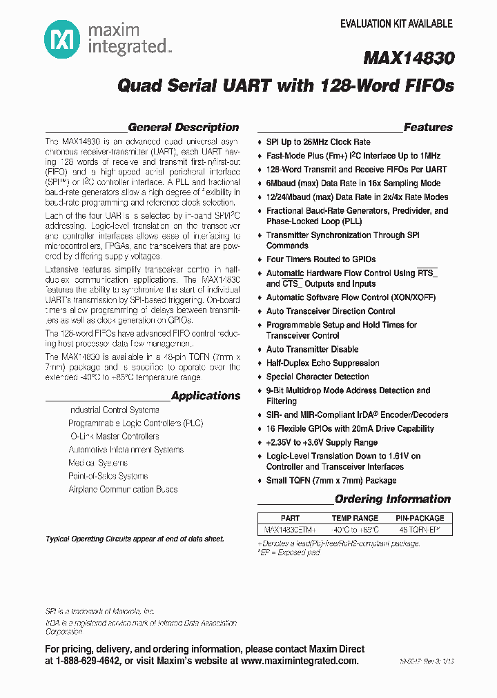 MAX14830_5879465.PDF Datasheet