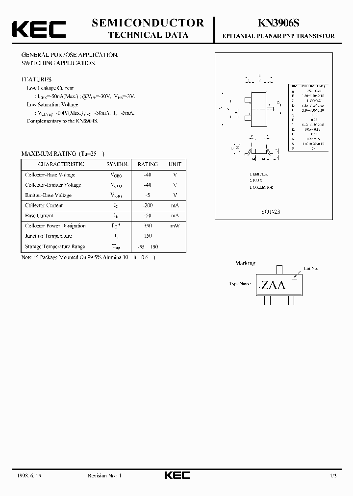 KN3906S_5908269.PDF Datasheet