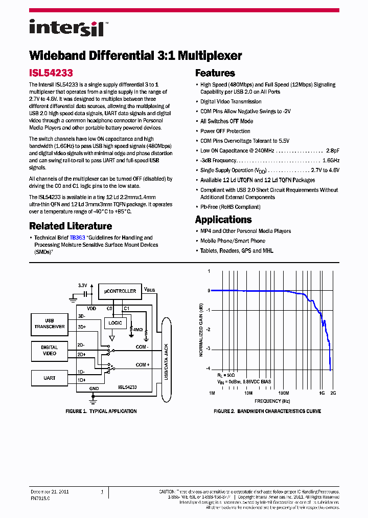 ISL54233IRTZ_5945071.PDF Datasheet