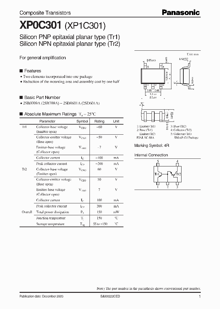 XP0C301_5967340.PDF Datasheet