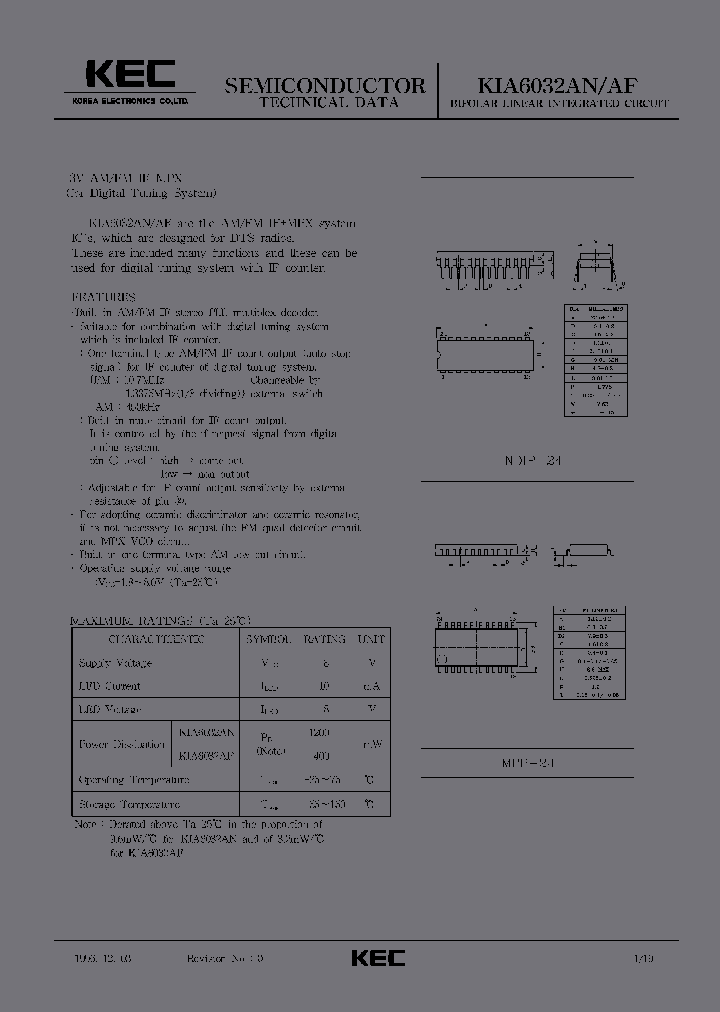KIA6032AN_5992853.PDF Datasheet