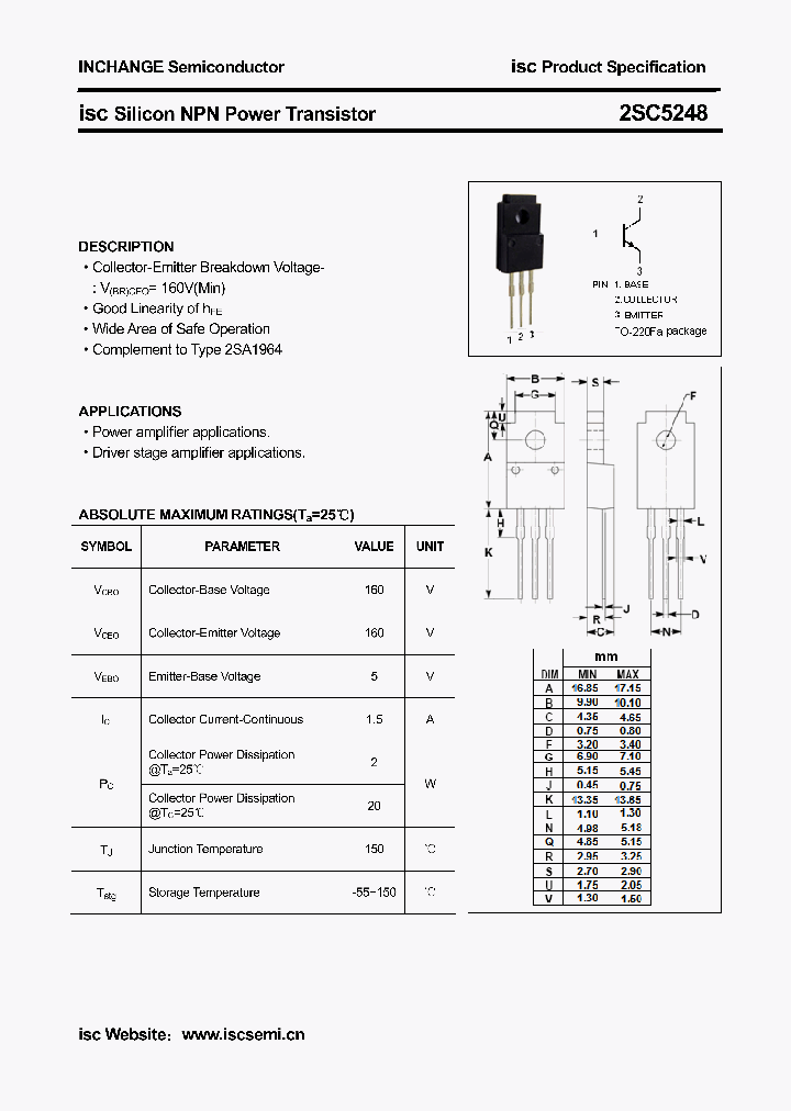 2SC5248_5999519.PDF Datasheet