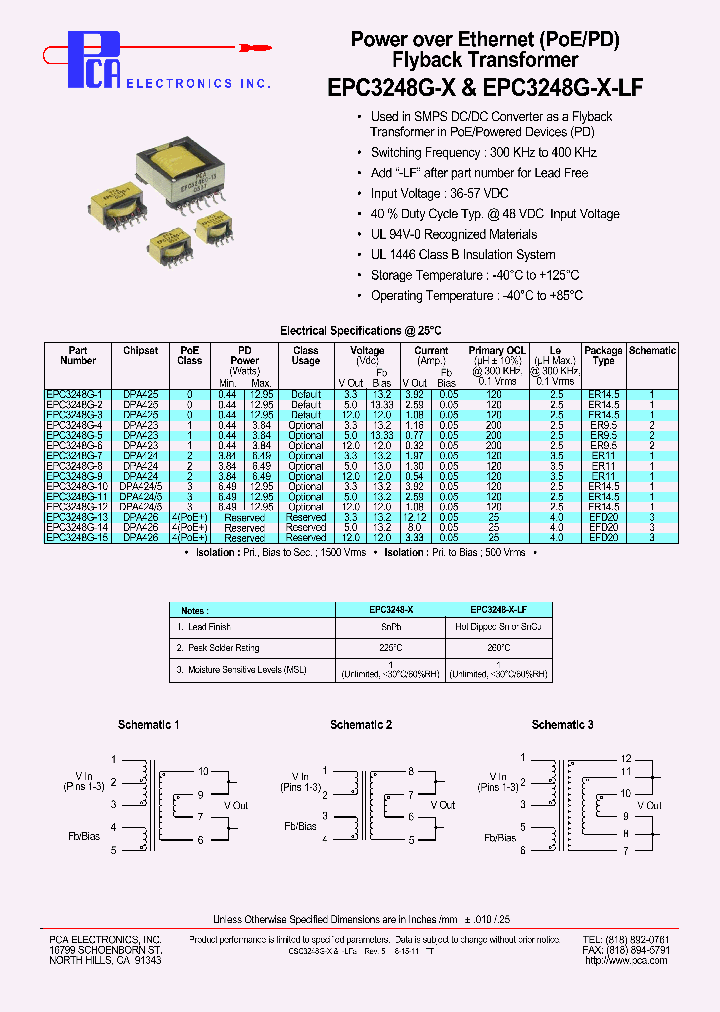 EPC3248G-111_5999728.PDF Datasheet