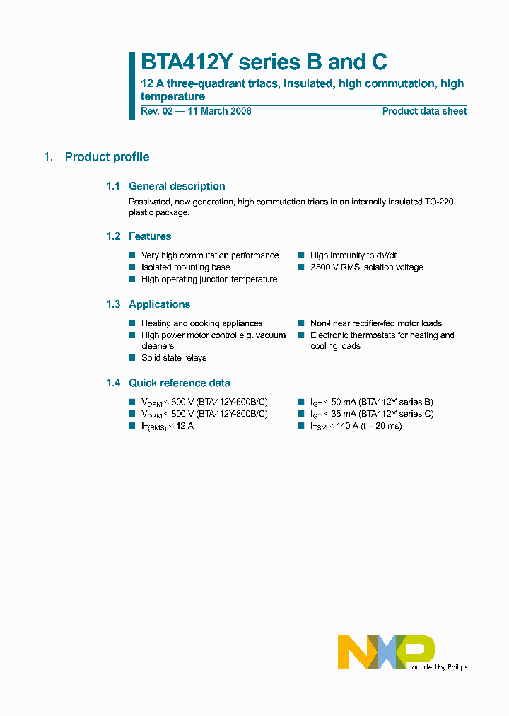 BTA412Y-600C_6004509.PDF Datasheet