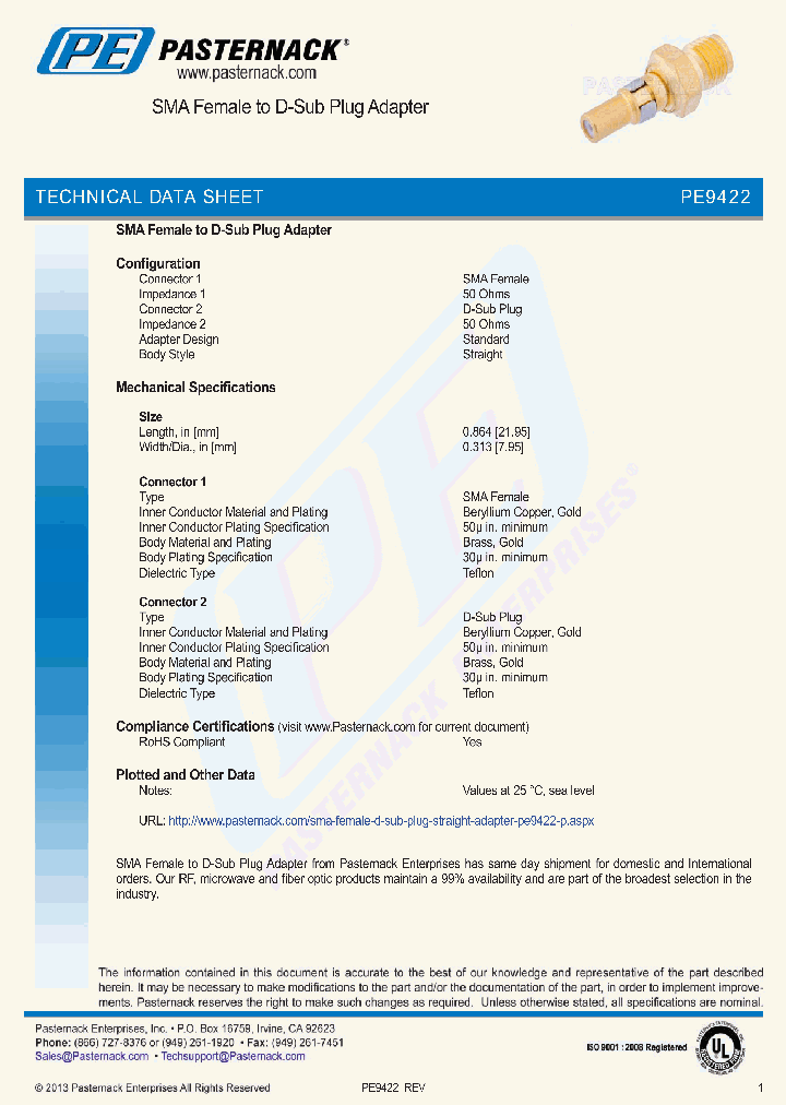 PE9422_6011208.PDF Datasheet