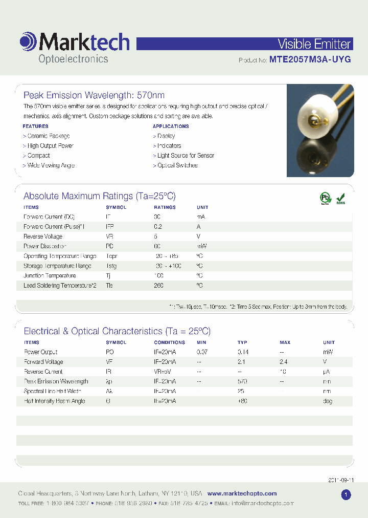 MTE2057M3A-UYG_6009092.PDF Datasheet