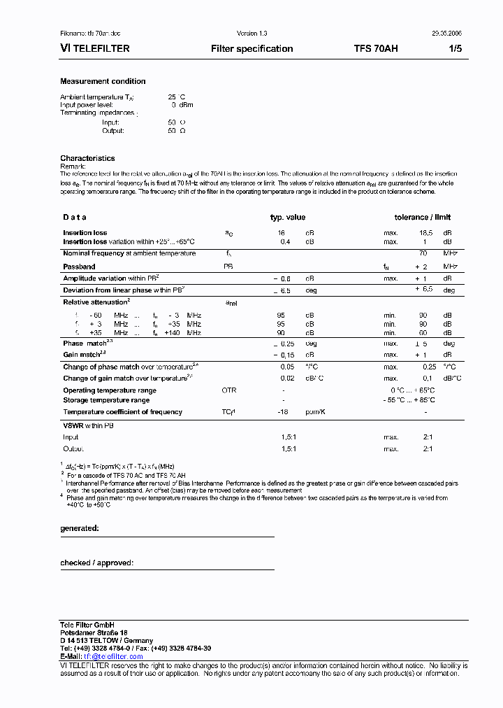 TFS70AH_6017485.PDF Datasheet