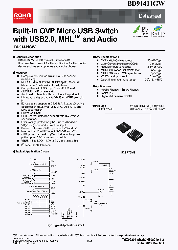 BD91411GW-E2_6017920.PDF Datasheet