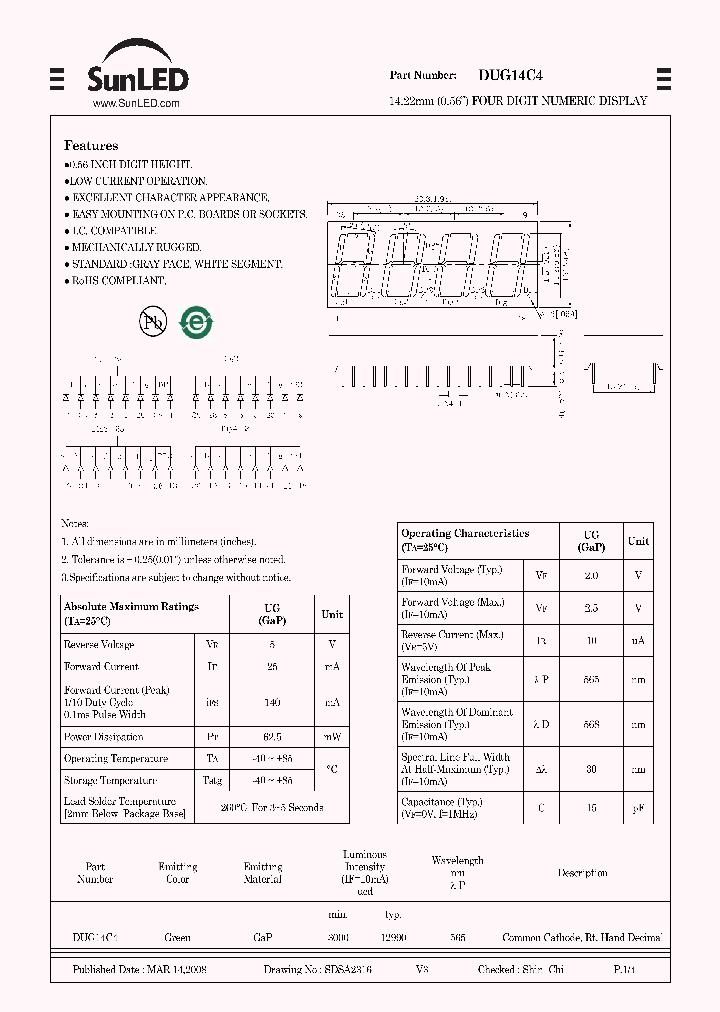 DUG14C4_6019381.PDF Datasheet