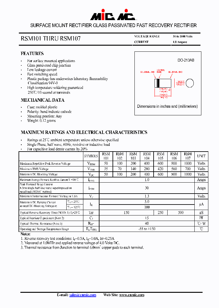 RSM101_6024626.PDF Datasheet