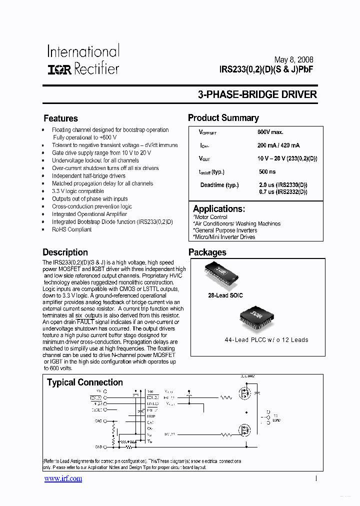 IRS233DJPBF_6028397.PDF Datasheet