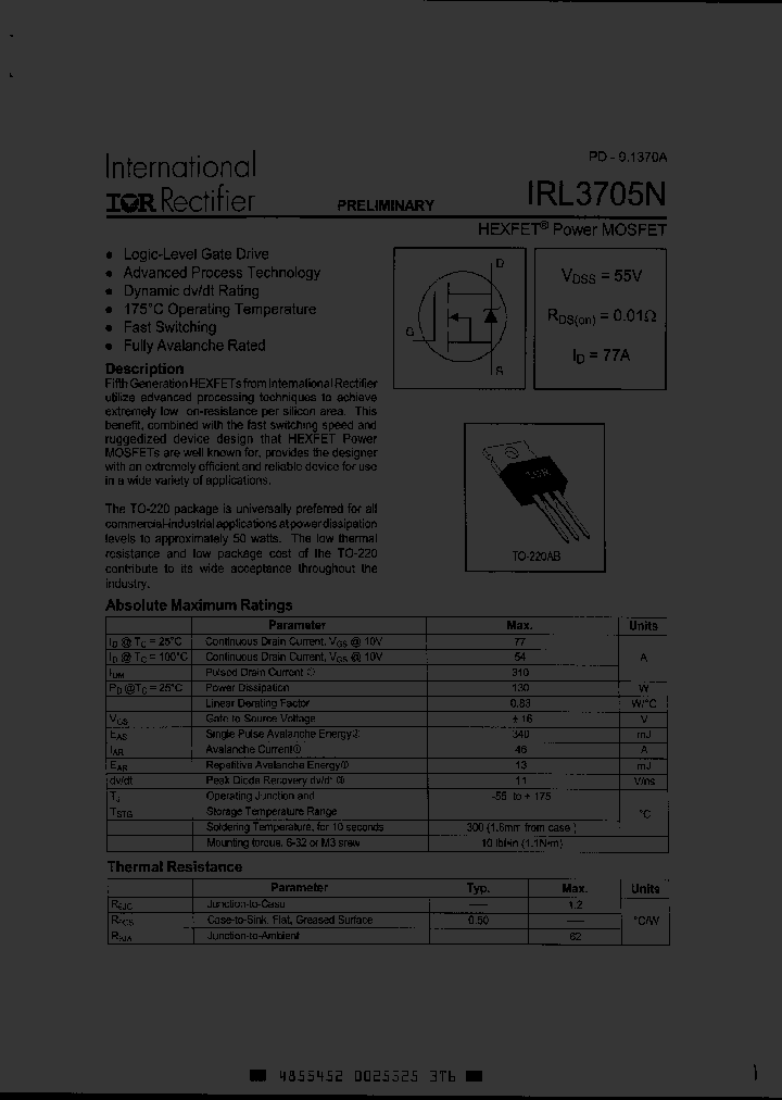 IRL3705_6072842.PDF Datasheet