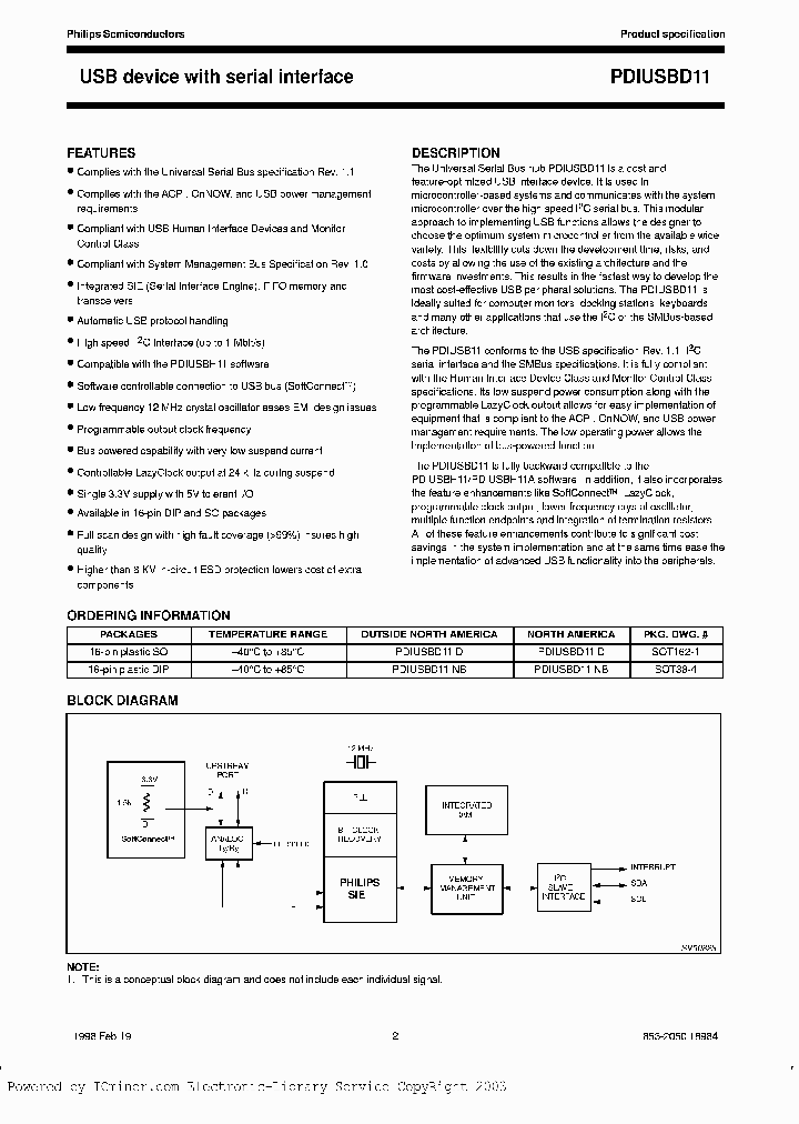 PDIUSBD11NB_6087359.PDF Datasheet