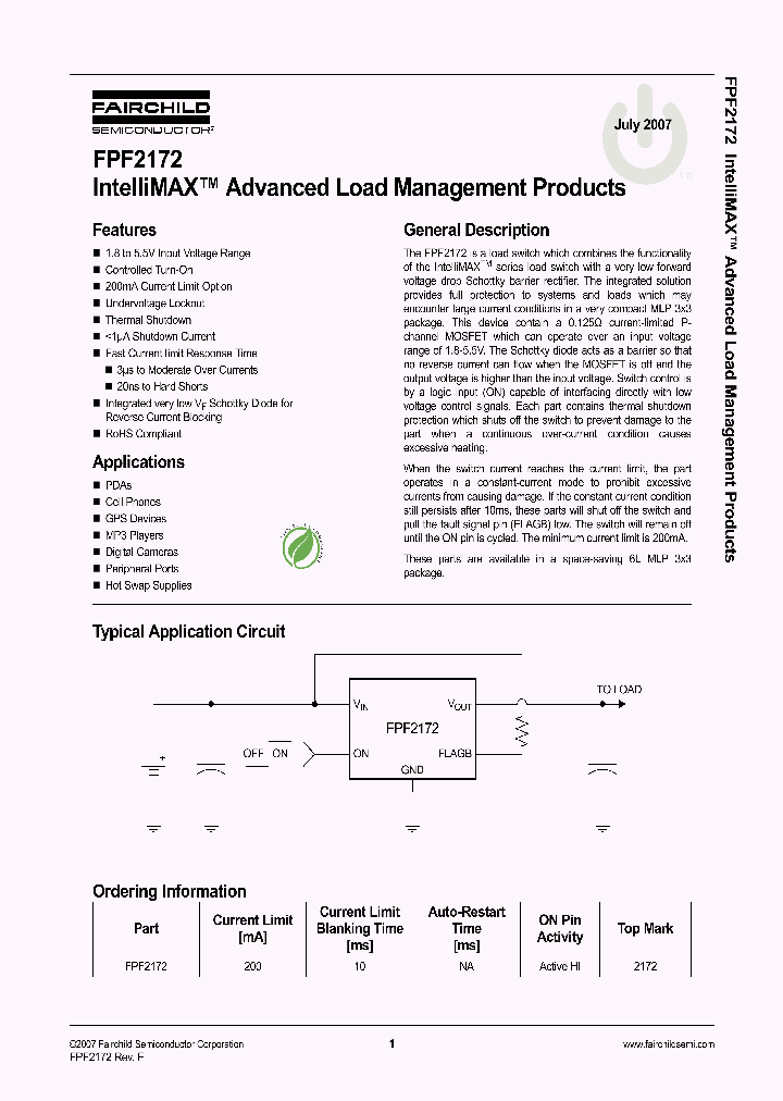 FPF2172_6089299.PDF Datasheet