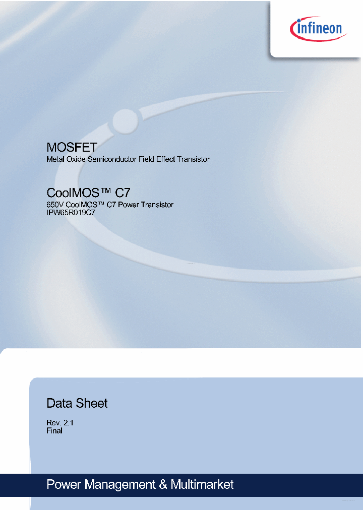 IPW65R019C7_6095862.PDF Datasheet