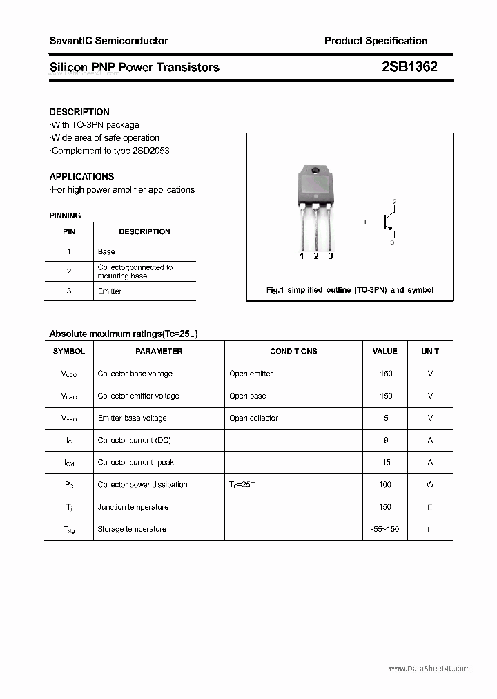 2SB1362_6115259.PDF Datasheet