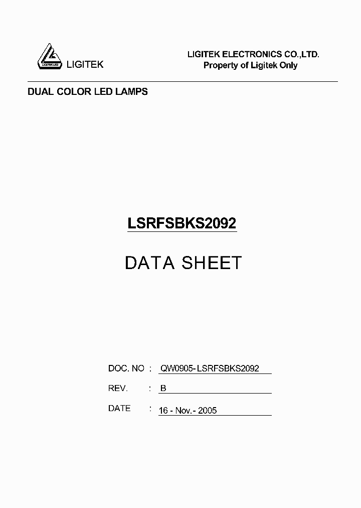 LSRFSBKS2092_6137388.PDF Datasheet