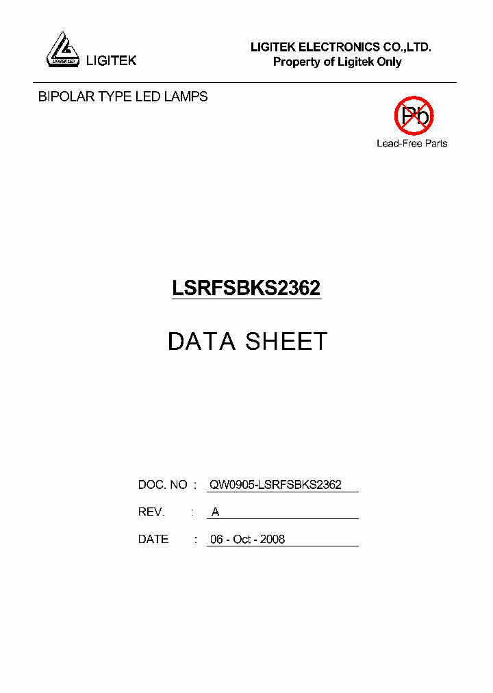 LSRFSBKS2362_6137390.PDF Datasheet