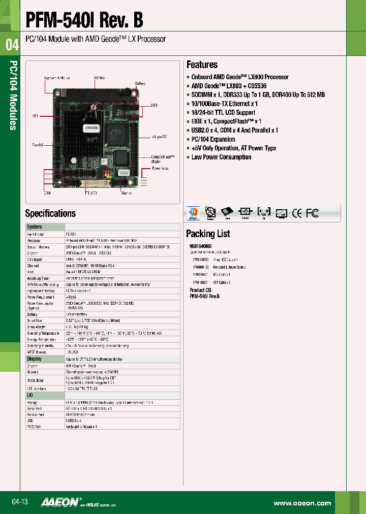 TF-PFM-540IW1-B10_6152341.PDF Datasheet