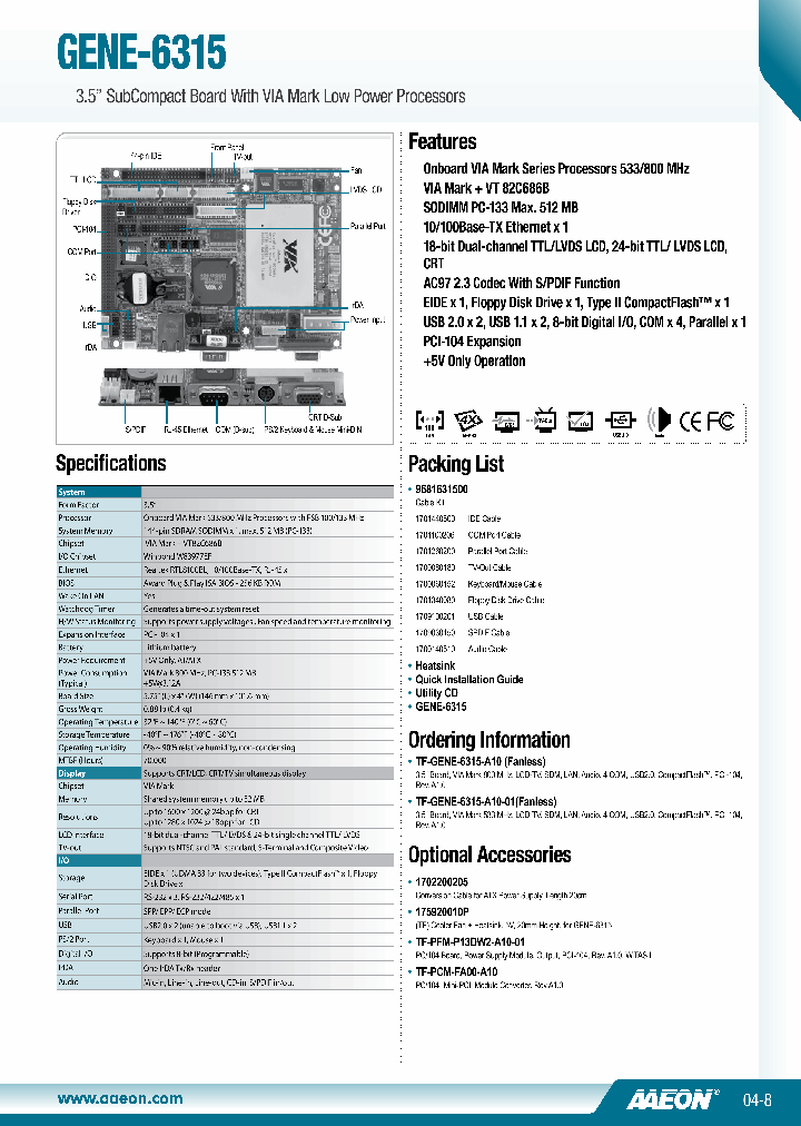 TF-GENE-6315-A10-01_6155110.PDF Datasheet