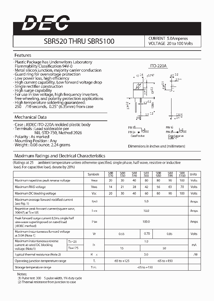 SBR580_6183961.PDF Datasheet