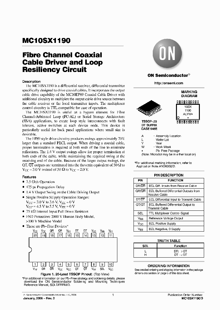 MC10SX1190DTR2_6228374.PDF Datasheet