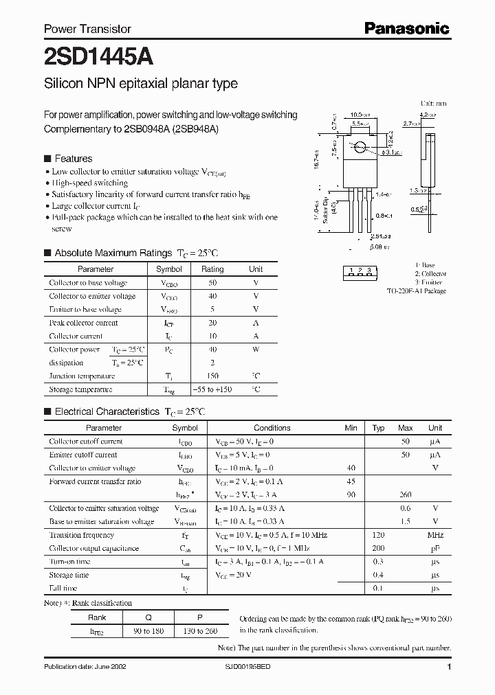 2SD1445A_6233975.PDF Datasheet