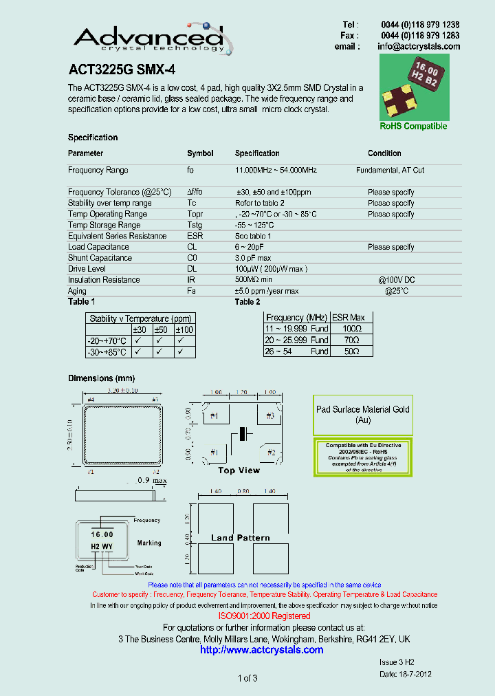 ACT3225GSMX-4_6239820.PDF Datasheet