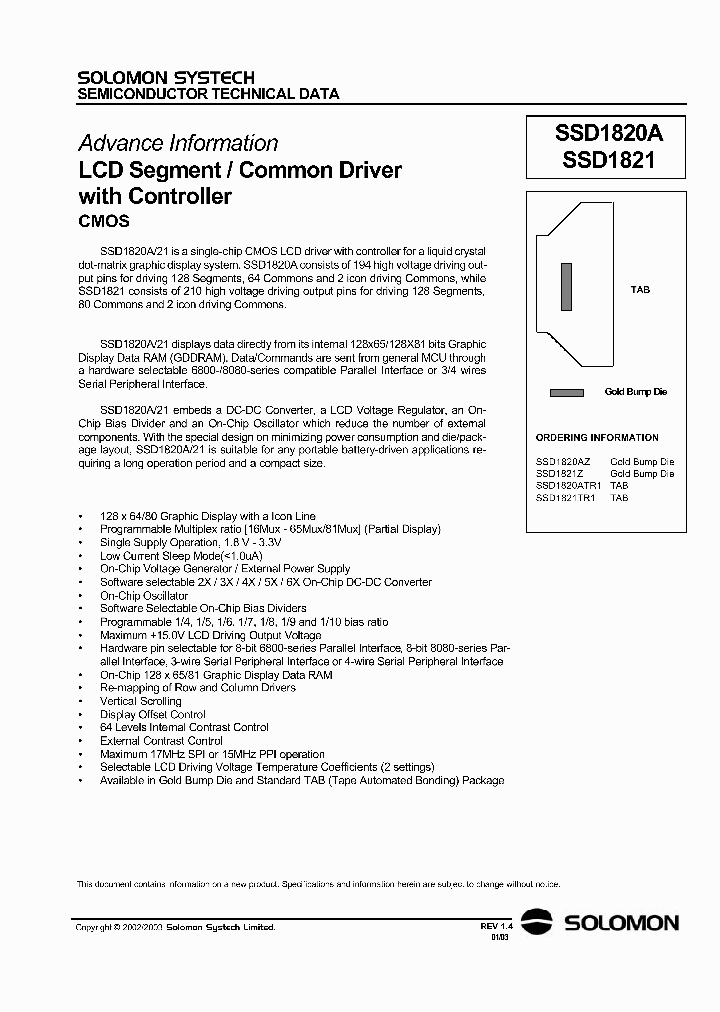 SSD1821TR1_6249246.PDF Datasheet