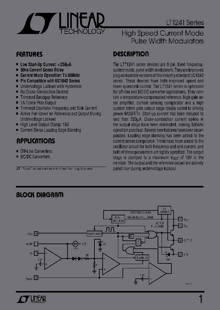 LT1243CS8TRPBF_6248764.PDF Datasheet