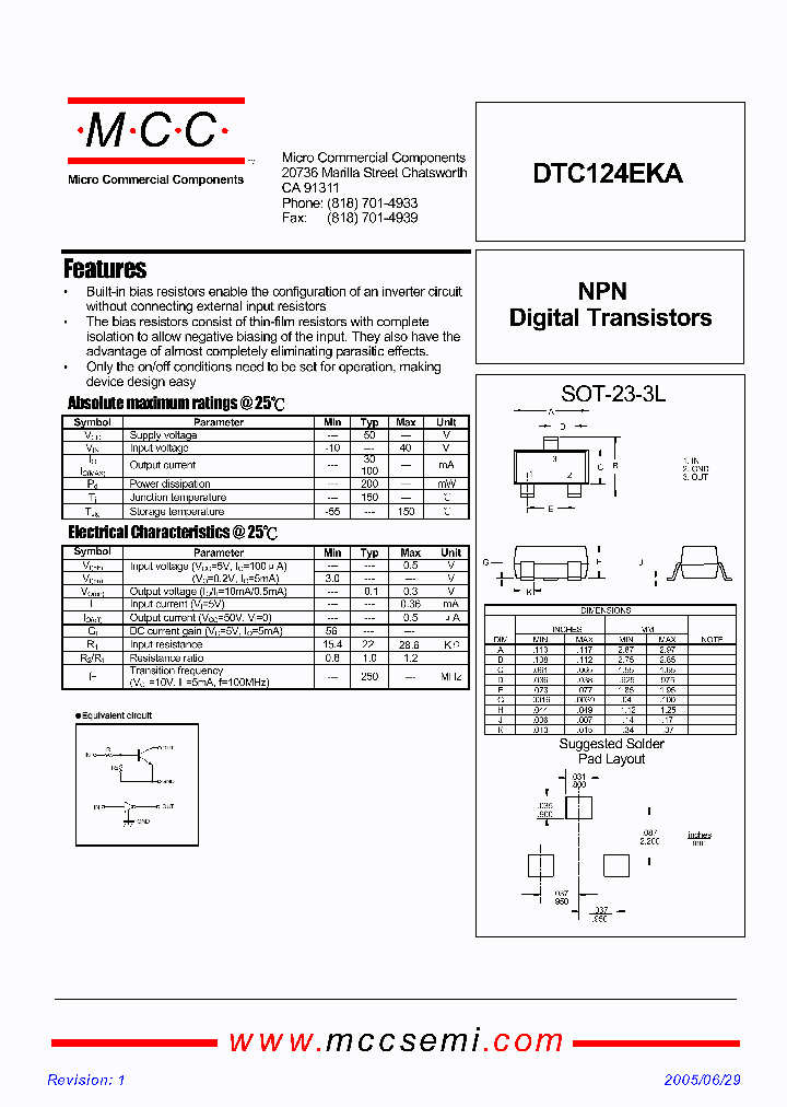 DTC124EKA_6269746.PDF Datasheet