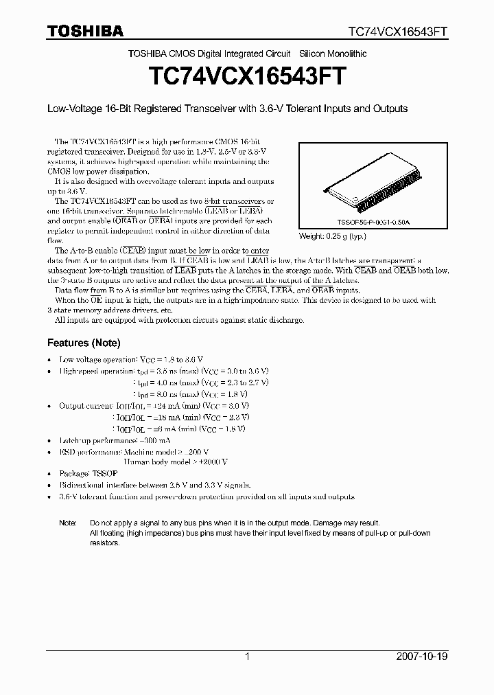 TC74VCX16543FT_6312240.PDF Datasheet