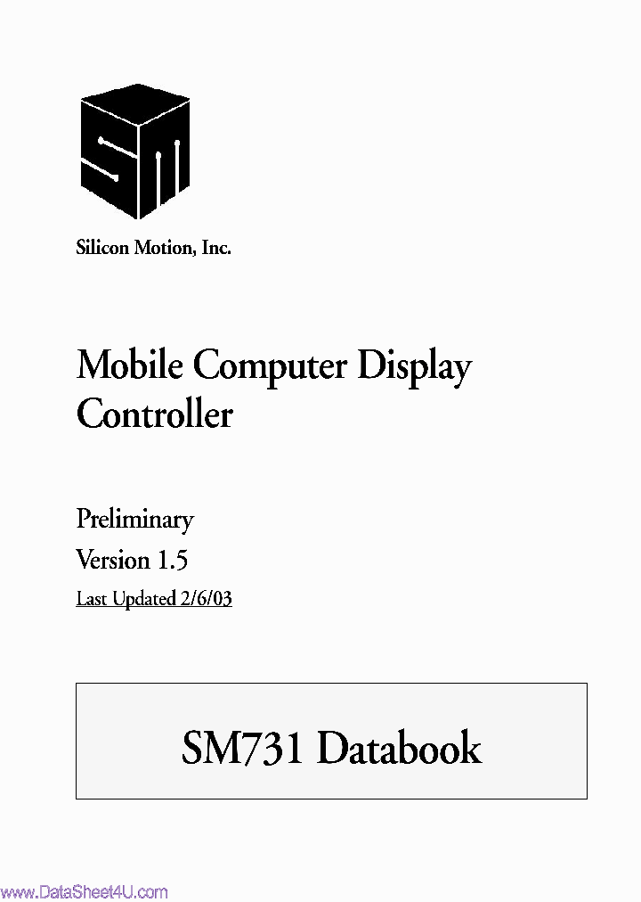 SM731_6325017.PDF Datasheet