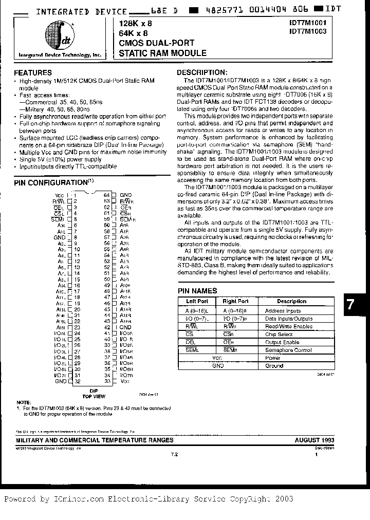 IDT7M1001S65C_6323296.PDF Datasheet