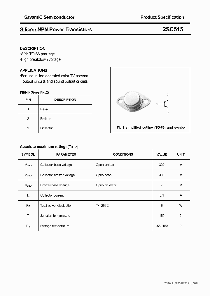 2SC515_6335933.PDF Datasheet