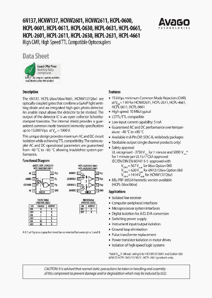 HCPL-0611-500E_6363124.PDF Datasheet