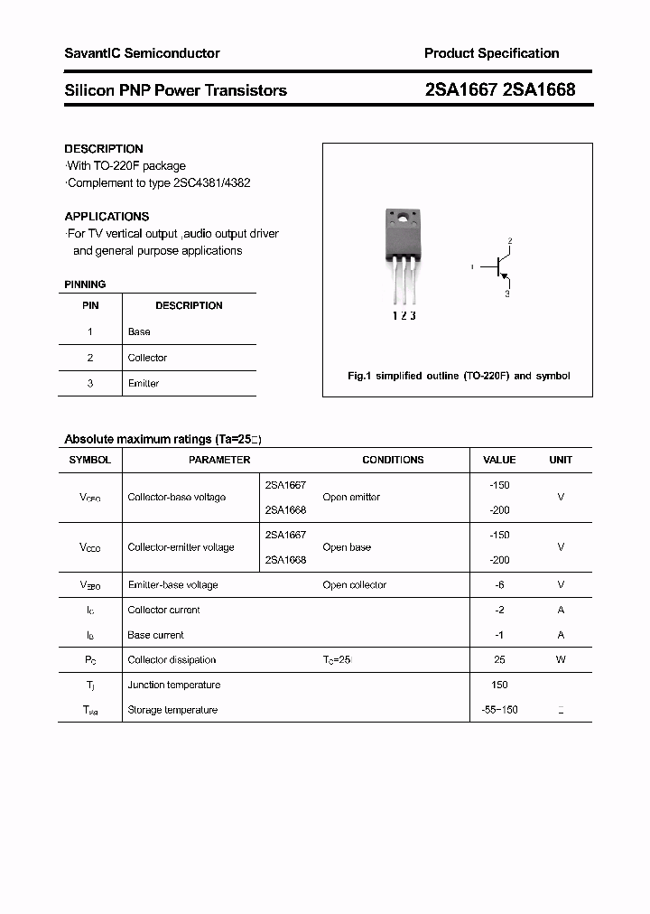 2SA1668_6365294.PDF Datasheet