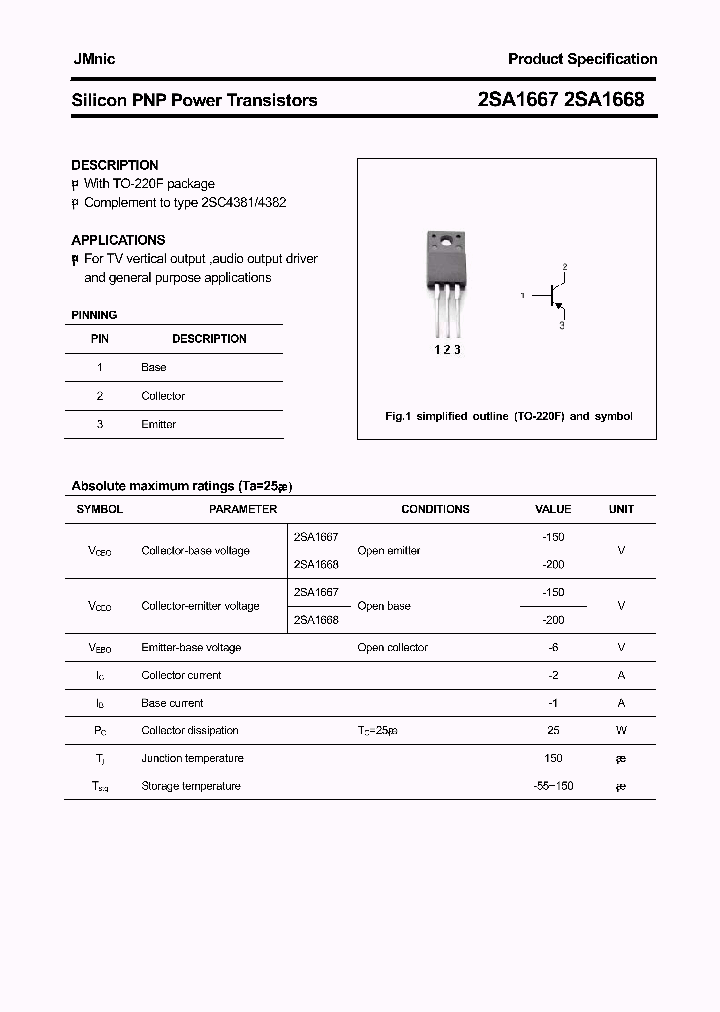 2SA1668_6365295.PDF Datasheet