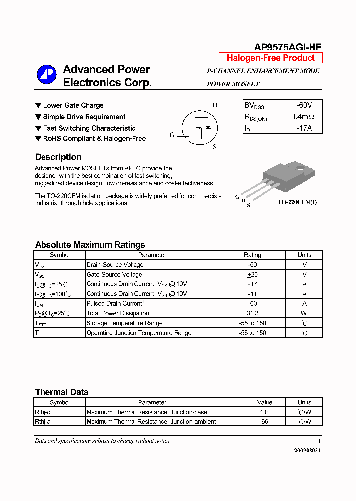 AP9575AGI-HF_6386447.PDF Datasheet