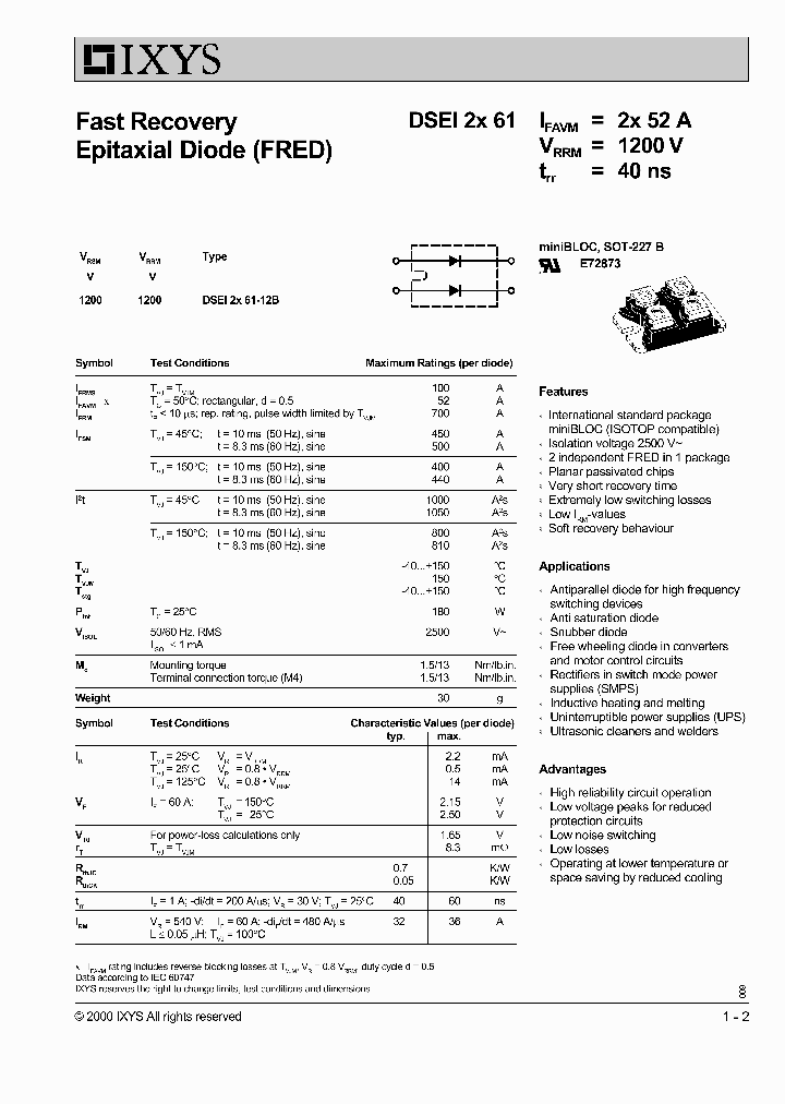 DSEI2X61-12B_6404445.PDF Datasheet