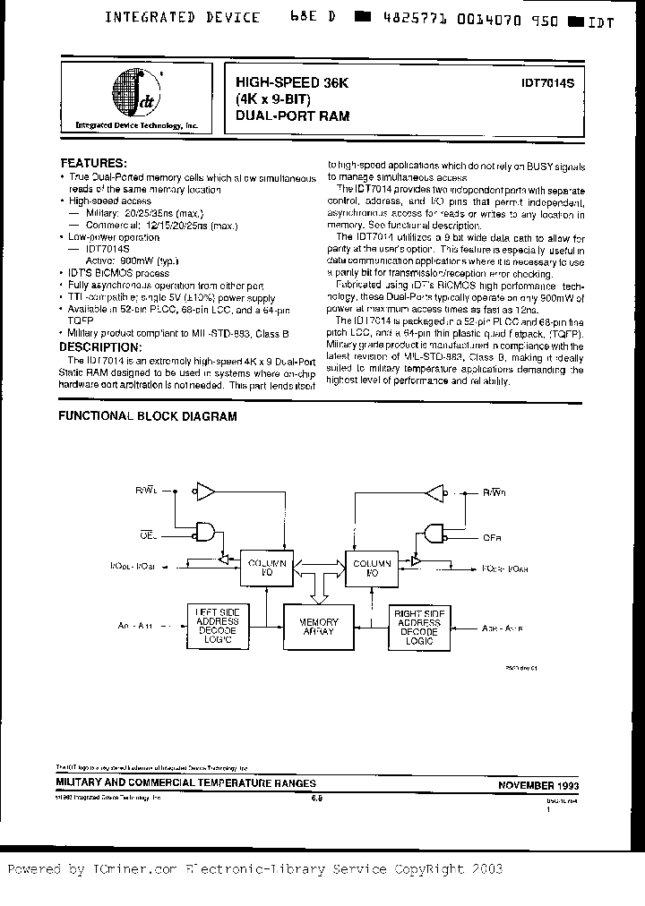 IDT7014S12XL_6433044.PDF Datasheet