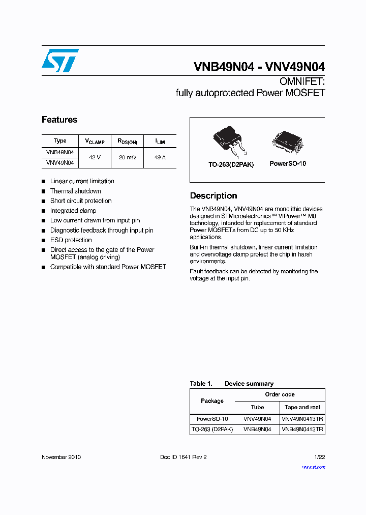 VNV49N04_6433934.PDF Datasheet