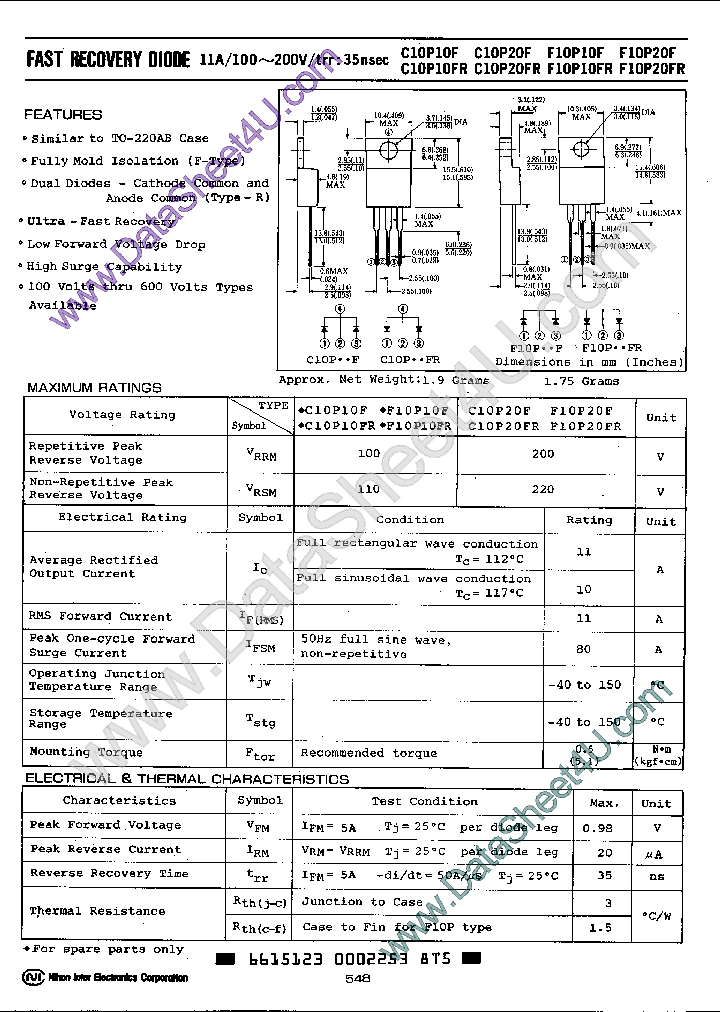 F10P20F_6441844.PDF Datasheet