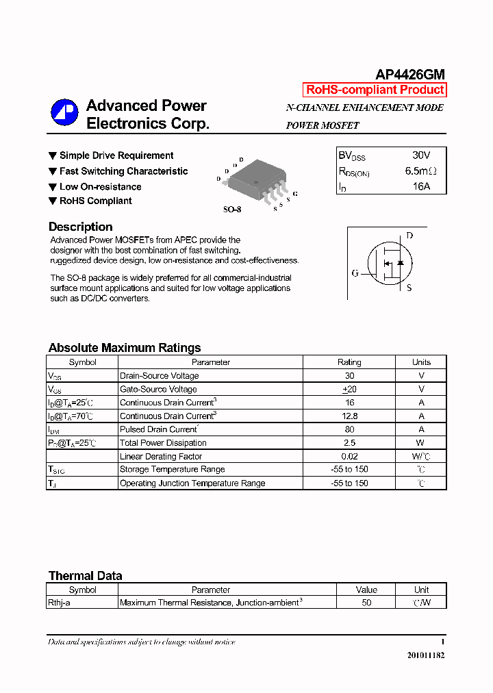 AP4426GM_6457289.PDF Datasheet