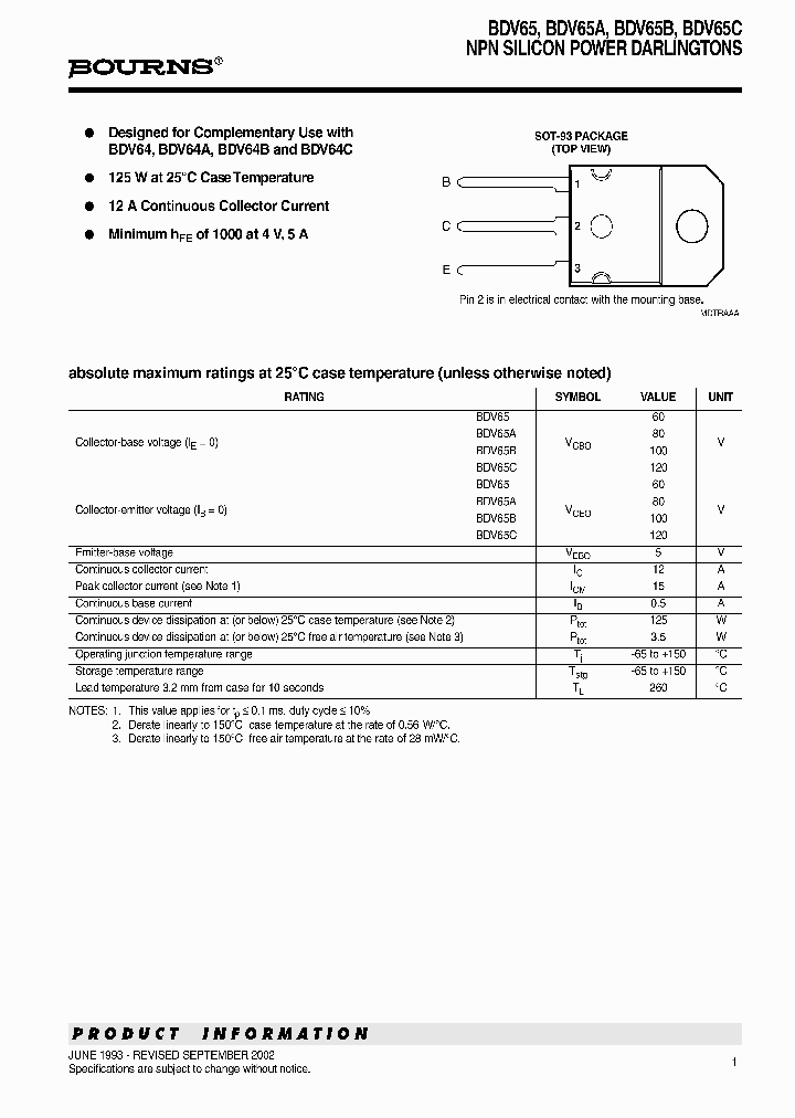 BDV65_6458380.PDF Datasheet