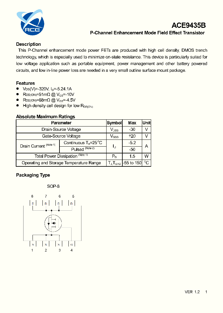 ACE9435B_6459326.PDF Datasheet